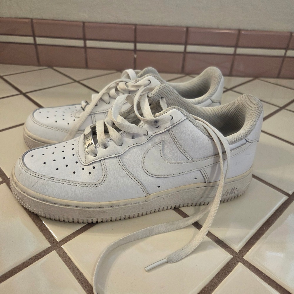Nike Air Force 1 Low White White 315115-112 Mens 6.5 Women 8 Sneakers
